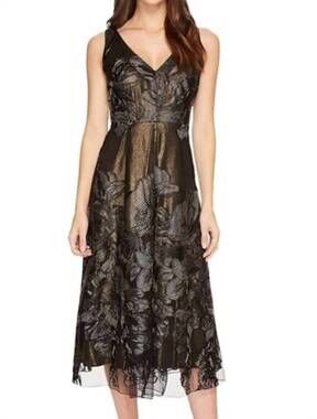 NEW EVA FRANCO devora dress in bronze
